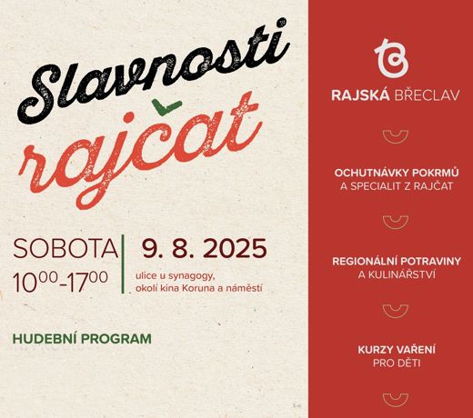Rajčata v sobotu opět ovládnou Břeclav!