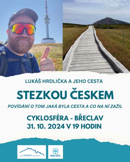 Lukáš Hrdlička a jeho cesta Stezkou Českem