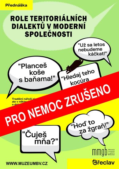 Role teritoriálních dialektů v moderní společnosti - ZRUŠENO PRO NEMOC