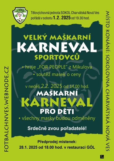 Maškarní karneval pro děti