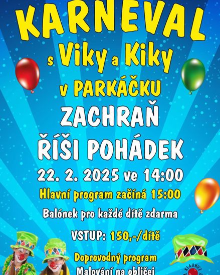 Karneval s Viky a Kiky na Parkáčku