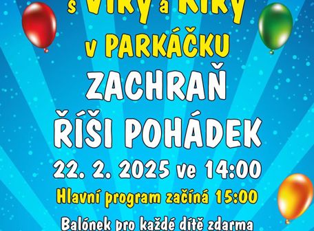 Karneval s Viky a Kiky na Parkáčku