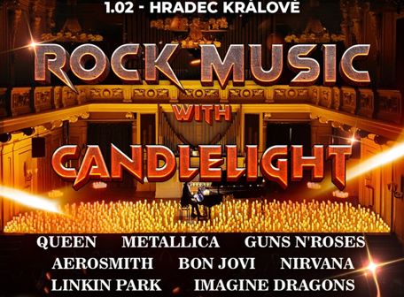 Rock Music with candlelight