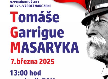 175. výročí narození T. G. Masaryka