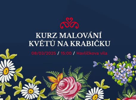 Kurz malování květů na krabičku