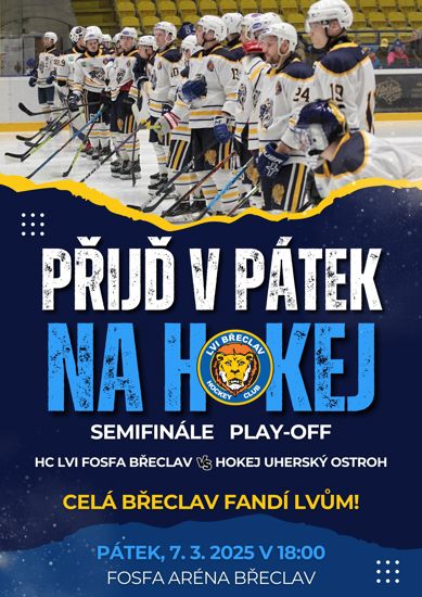 HC Lvi Fosfa Břeclav vs. Hokej Uherský Ostroh