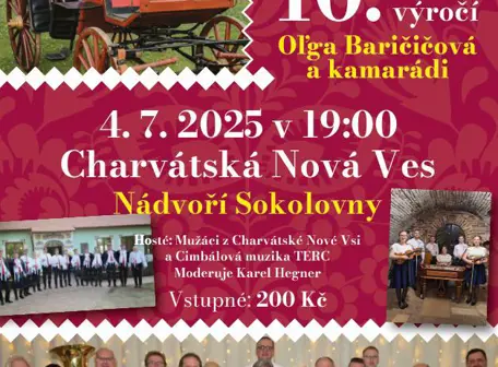 70. výročí Žadovjáci a 10. výročí Oľga Baričičová a kamarádi
