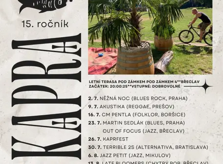 Hudební středy u Kapra: Něžná noc (blues rock, Praha)