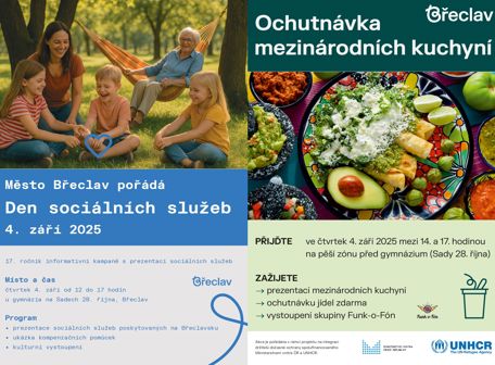 Den sociálních služeb a ochutnávka mezinárodních kuchyní