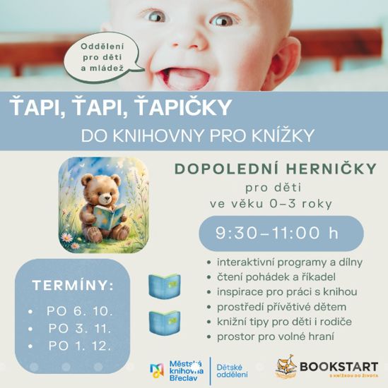 Ťapi, ťapi, ťapičky, do knihovny pro knížky