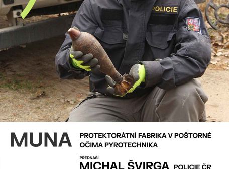 MUNA - protektorátní fabrika v Poštorné očima pyrotechnika