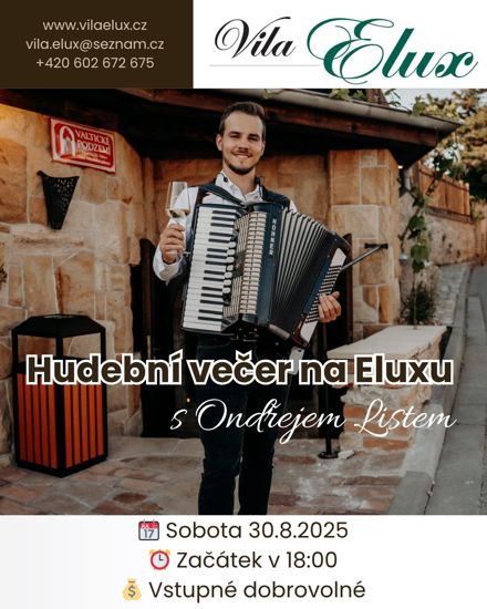 Hudební večer na Eluxu
