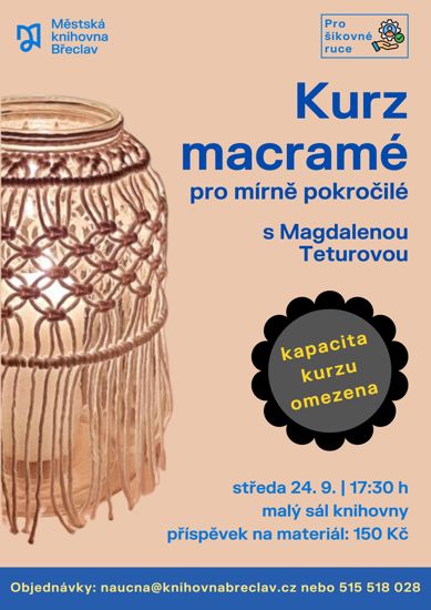 Kurz macramé pro mírně pokročilé