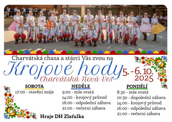 Krojové hody Charvátská Nová Ves