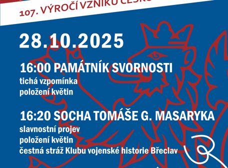 107. výročí vzniku Československa
