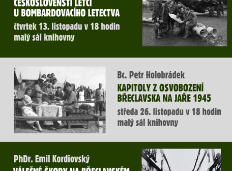 Válečné škody na břeclavském zámku a v jeho okolí