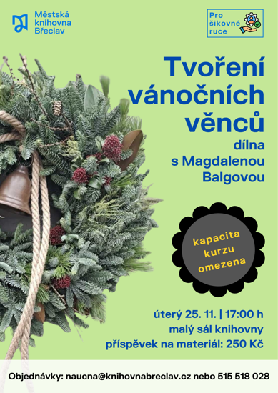 Tvoření vánočních věnců