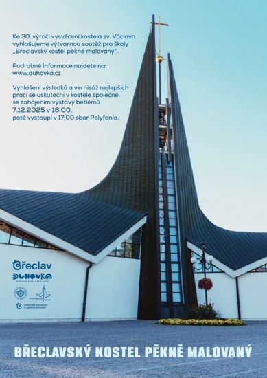 Břeclavský kostel pěkně malovaný + zahájení výstavy betlémů