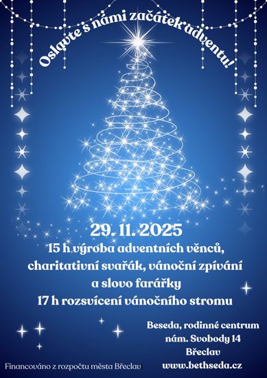 Zahájení adventu a rozsvícení vánočního stromu