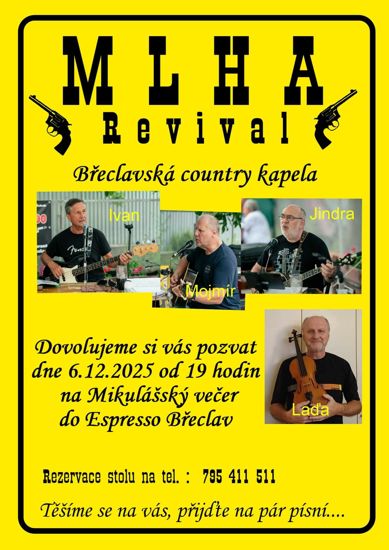 Mikulášský večer s Mlha Revival