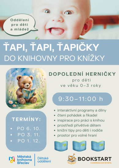 Ťapi, ťapi, ťapičky, do knihovny pro knížky