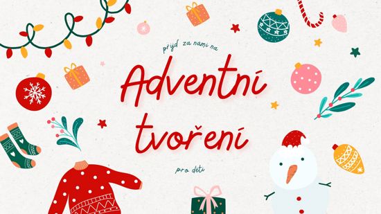 Adventní tvoření s dětmi