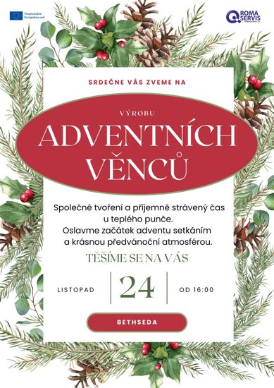 Výroba adventních věnců