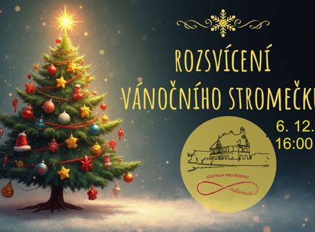 Rozsvícení vánočního stromečku a dílničky