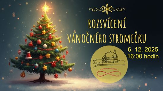 Rozsvícení vánočního stromečku a dílničky