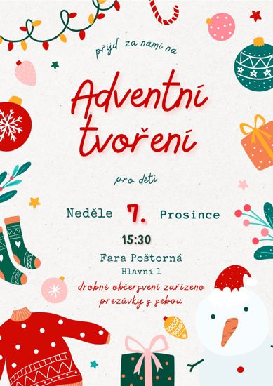 Adventní tvoření s dětmi