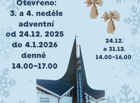 Břeclavský kostel pěkně malovaný a výstava betlémů