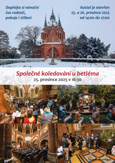 Společné koledování u betléma