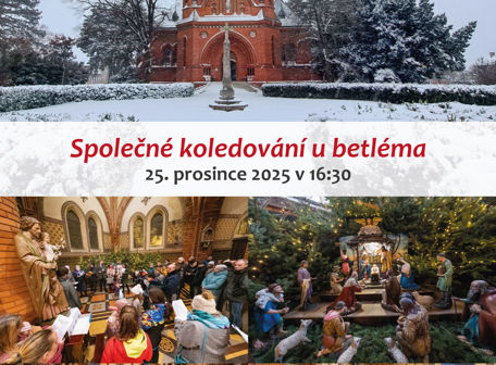 Společné koledování u betléma