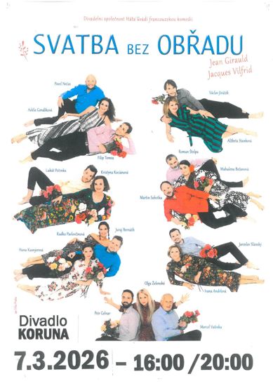 Svatba bez obřadu - přesunuto ze 7. 2. 
