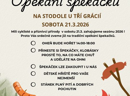 Opékání špekáčků