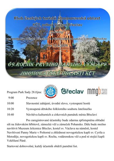 První jarní výšlap jihomoravské oblasti KČT