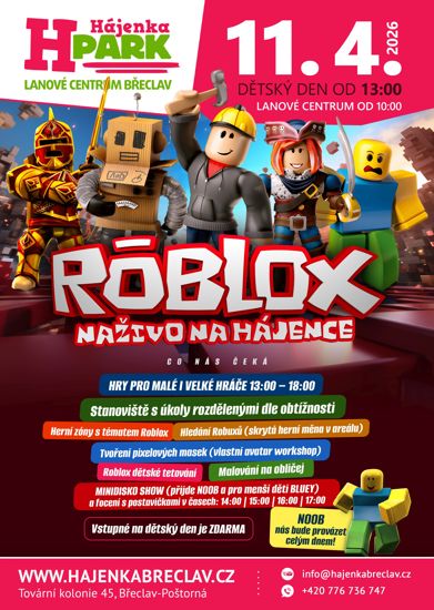 Den dětí na Hájence ROBLOX