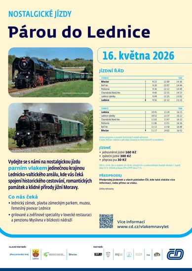 Parním vlakem do Lednice 16. 5.