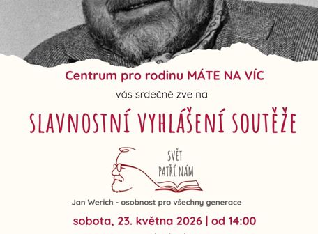 Slavnostní vyhlášení soutěže Svět patří nám