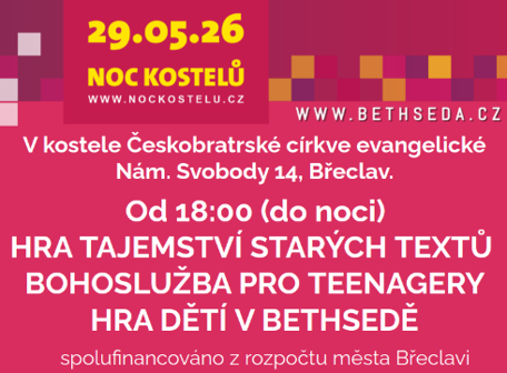 Noc kostelů - kostel Českobratrské církve evangelické 