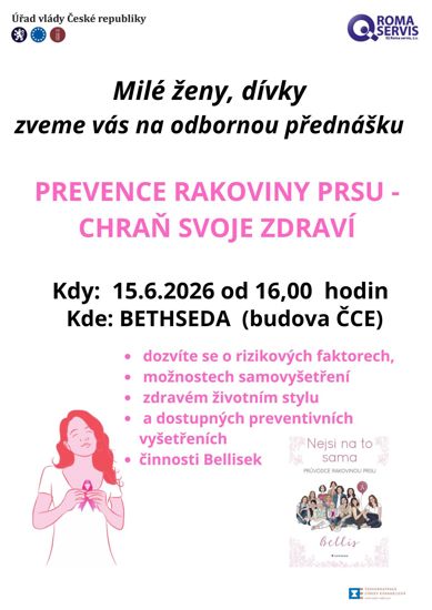 Prevence rakoviny prsu - chraň svoje zdraví