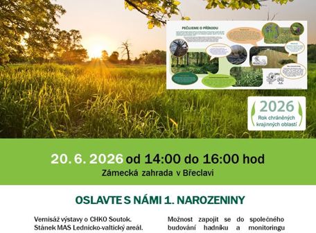 1. narozeniny CHKO Soutok (vernisáž výstavy)