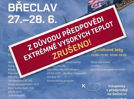 Letecký den 2026 ZRUŠENO / NÁHRADNÍ TERMÍN