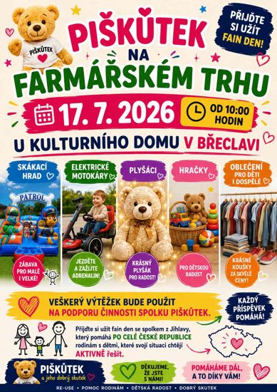 PIŠKŮTEK NA FARMÁŘSKÉM TRHU