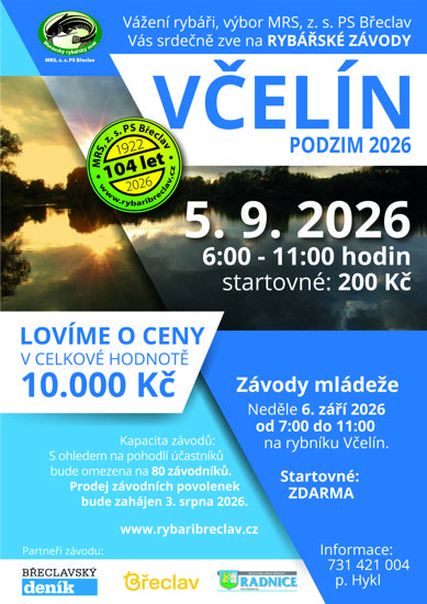 Včelín - podzim 2026 - mládež 