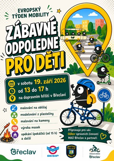 Evropský týden mobility: Zábavné odpoledne pro děti