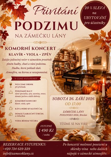 Přivítání podzimu na Zámečku Lány