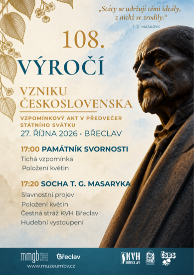 108. výročí vzniku Československa