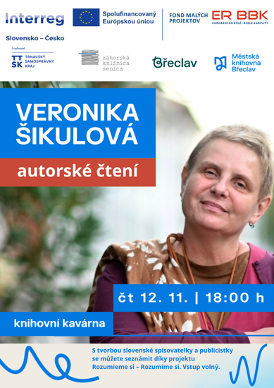 Veronika Šikulová autorské čtení
