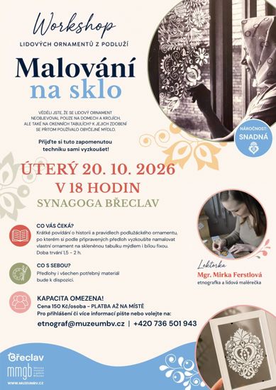 Workshop: Malování na sklo